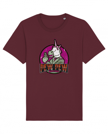 Pew Pew Madafakas Unicorn Burgundy