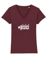 #pisici Tricou mânecă scurtă guler V Damă Evoker