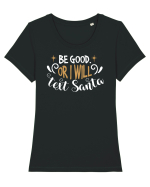 Fii cuminte Tricou mânecă scurtă guler larg fitted Damă Expresser