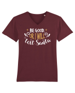 Fii cuminte Tricou mânecă scurtă guler V Bărbat Presenter