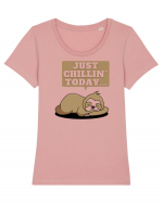 Just Chillin´ Tricou mânecă scurtă guler larg fitted Damă Expresser