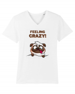 Feeling Crazy Tricou mânecă scurtă guler V Bărbat Presenter