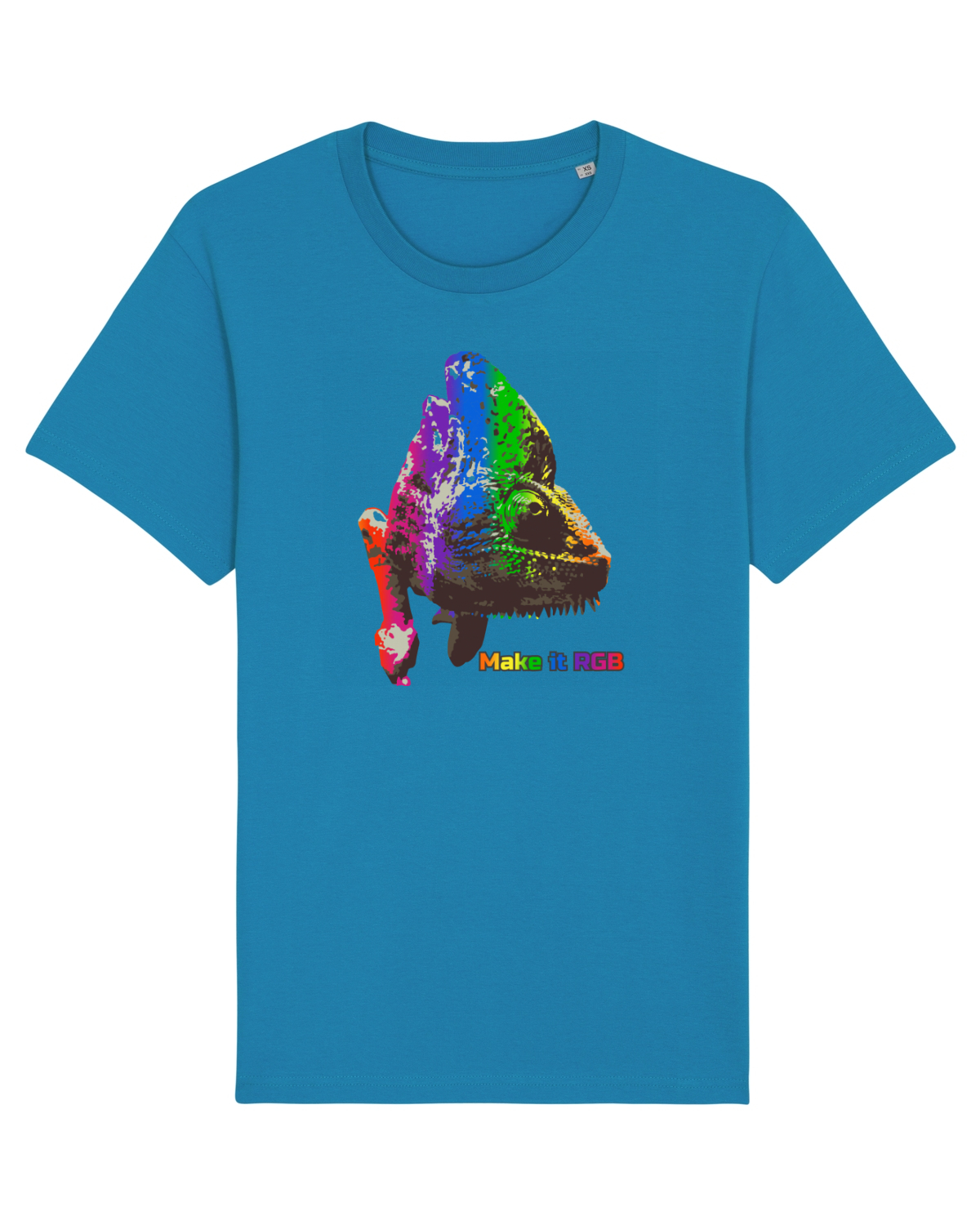 Tricou mânecă scurtă Unisex Rocker Azur