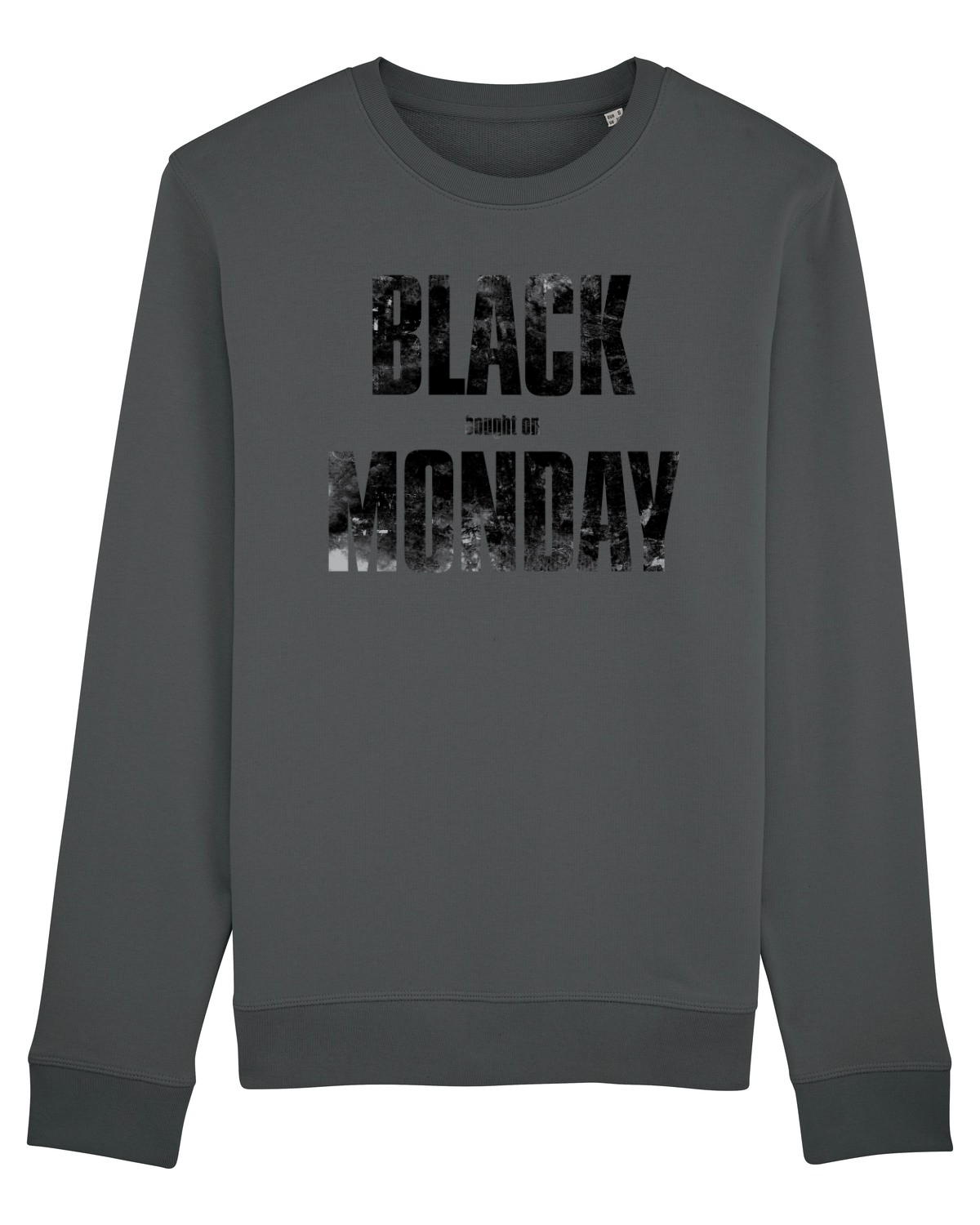 Bluză mânecă lungă Unisex Rise Anthracite