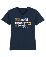 Cuminte înainte să fiu rău Tricou mânecă scurtă guler V Bărbat Presenter