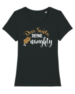 Definește “rău” Tricou mânecă scurtă guler larg fitted Damă Expresser