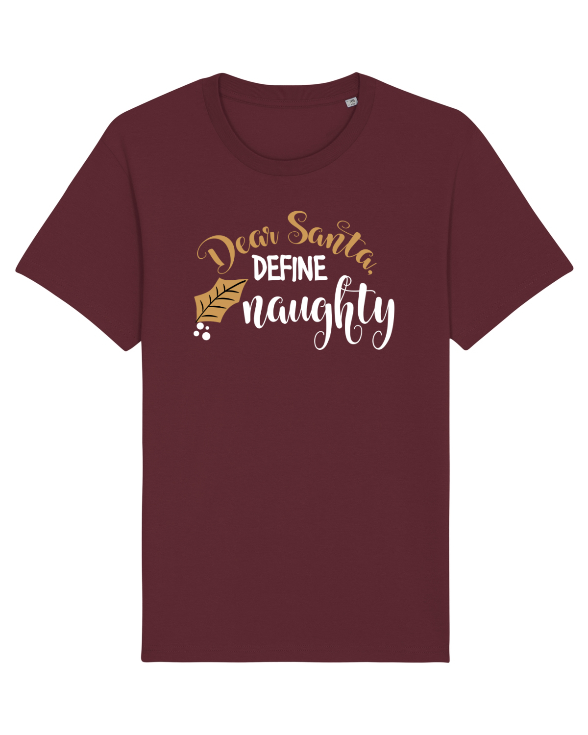 Tricou mânecă scurtă Unisex Rocker Burgundy