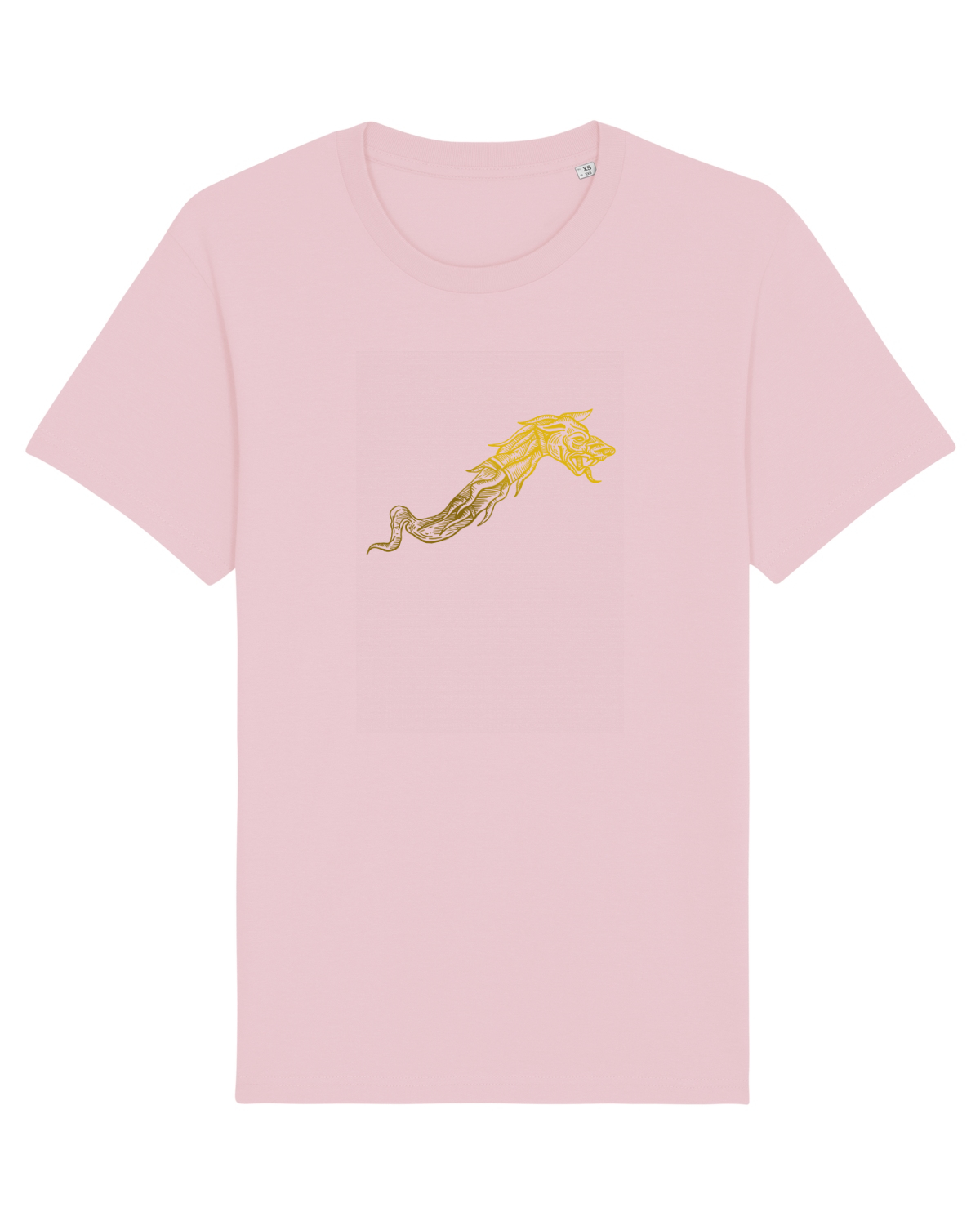 Tricou mânecă scurtă Unisex Rocker Cotton Pink