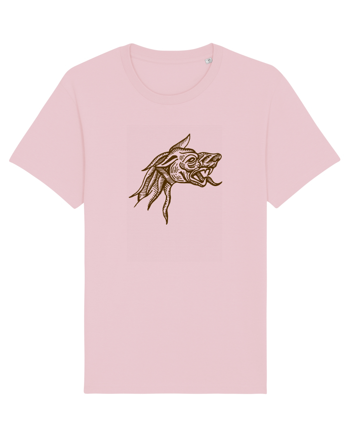 Tricou mânecă scurtă Unisex Rocker Cotton Pink