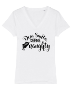 Oare cum am fost? Tricou mânecă scurtă guler V Damă Evoker