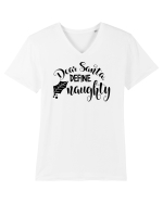 Oare cum am fost? Tricou mânecă scurtă guler V Bărbat Presenter