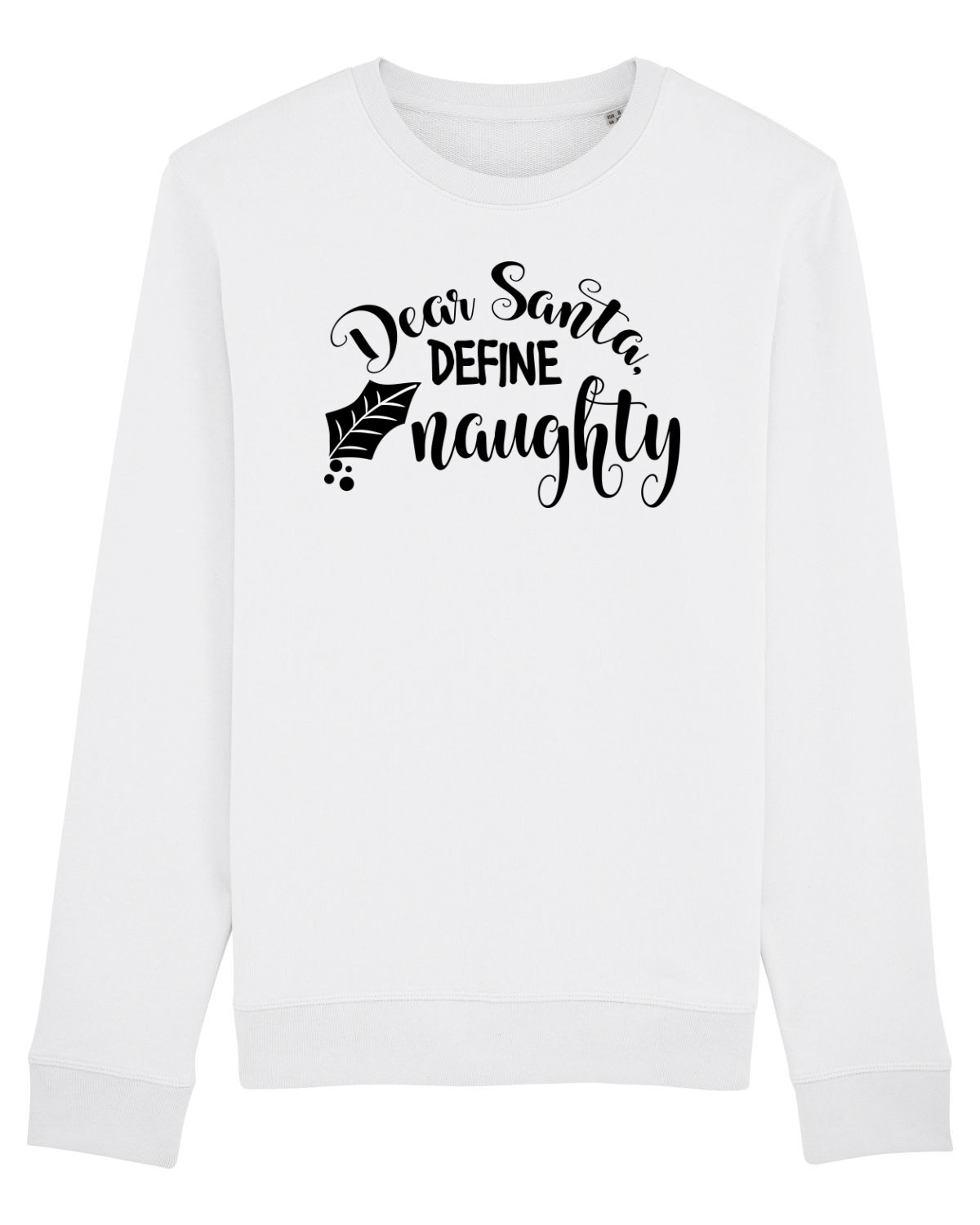 Bluză mânecă lungă Unisex Rise White