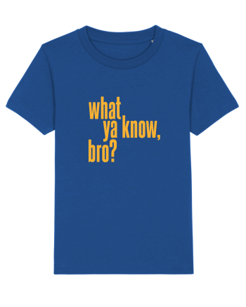 what ya know, bro? Majorelle Blue
