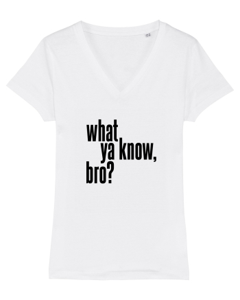 what ya know, bro? White