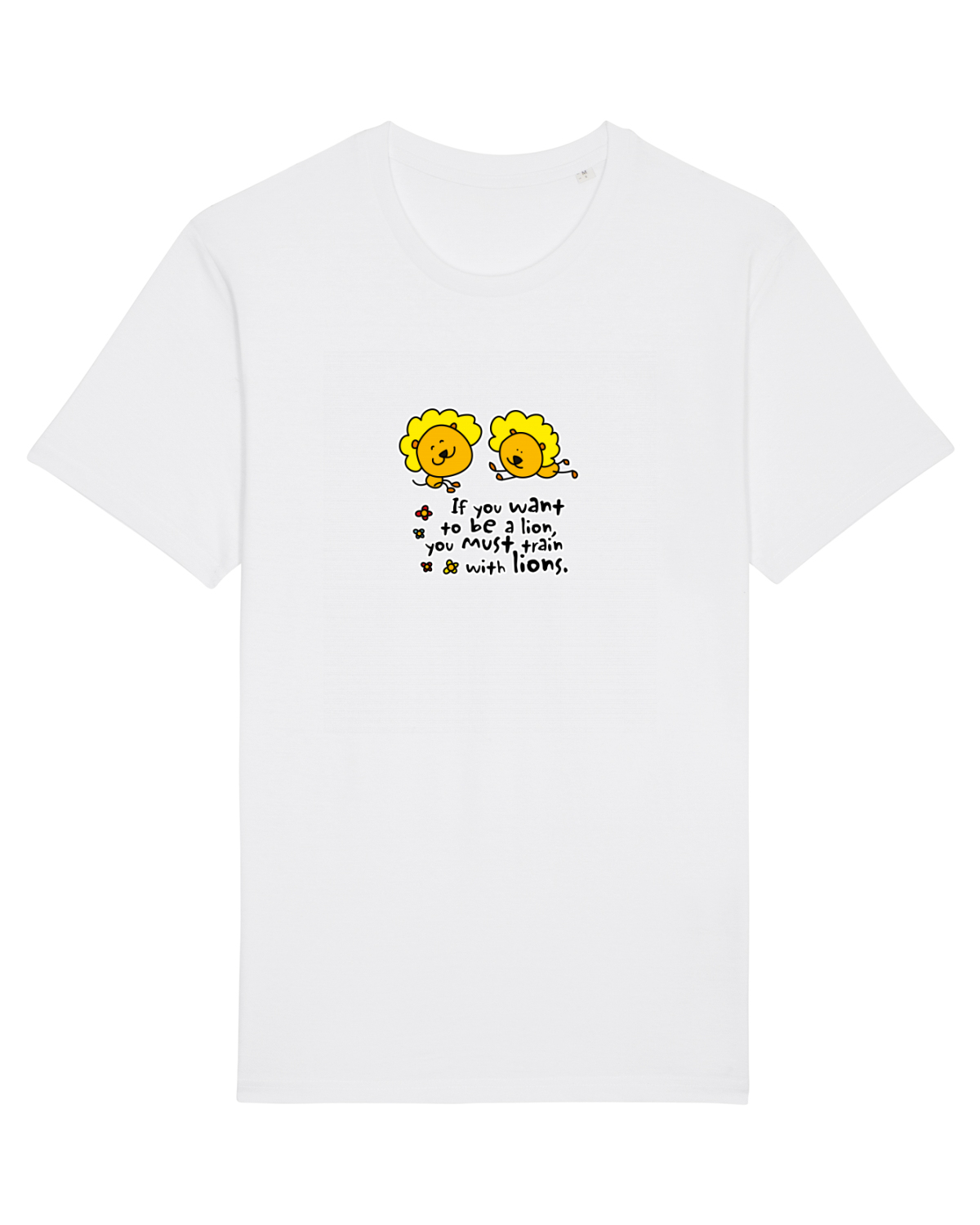 Tricou mânecă scurtă Unisex Rocker White