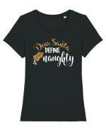 Oare cum am fost? Tricou mânecă scurtă guler larg fitted Damă Expresser