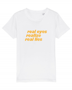 real eyes realize real lies Tricou mânecă scurtă  Copii Mini Creator