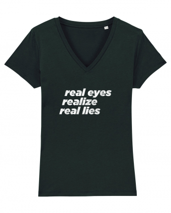 real eyes realize real lies Black