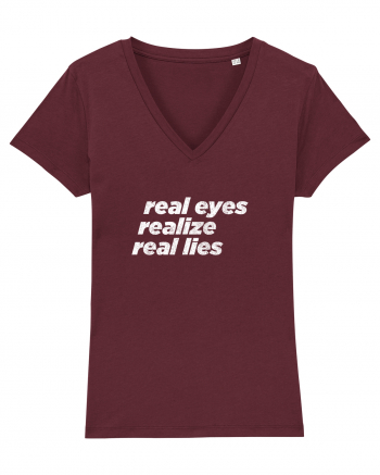 real eyes realize real lies Burgundy