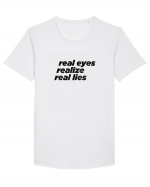 real eyes realize real lies Tricou mânecă scurtă guler larg Bărbat Skater