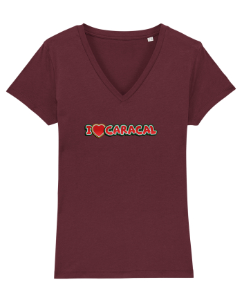 I LOVE Caracal Burgundy