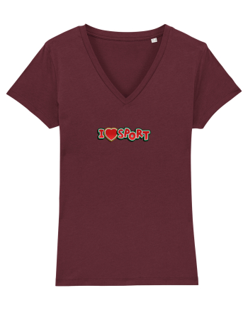 I LOVE Sport Burgundy