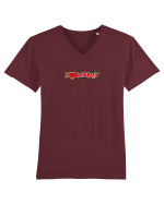 I LOVE Money Tricou mânecă scurtă guler V Bărbat Presenter