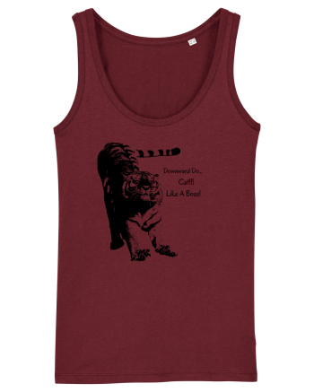 Yoga Tiger Burgundy