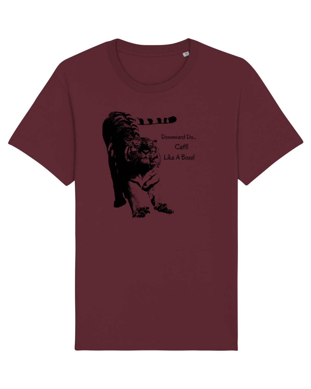 Tricou mânecă scurtă Unisex Rocker Burgundy