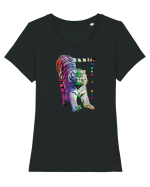 RGB Tiger 2 Tricou mânecă scurtă guler larg fitted Damă Expresser