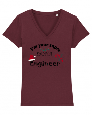 Santa Engineer Burgundy