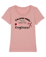 Santa Engineer Tricou mânecă scurtă guler larg fitted Damă Expresser