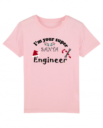 Santa Engineer Cotton Pink