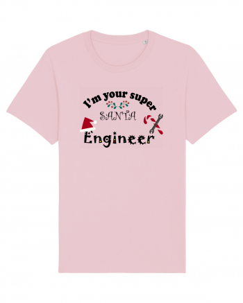 Santa Engineer Cotton Pink