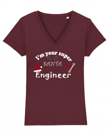 Santa Engineer Burgundy