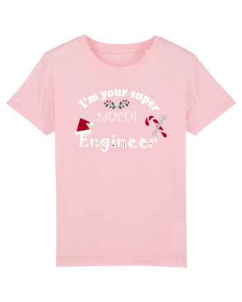 Santa Engineer Cotton Pink