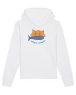 Cute cat Hanorac Unisex Drummer