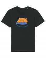 Cute cat Tricou mânecă scurtă Unisex Rocker