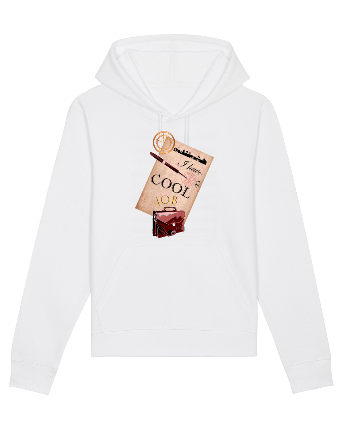 Hanorac Unisex Drummer White