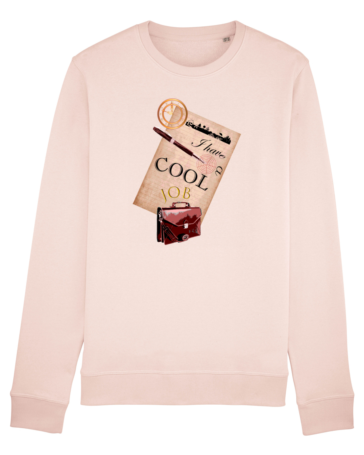 Bluză mânecă lungă Unisex Rise Candy Pink