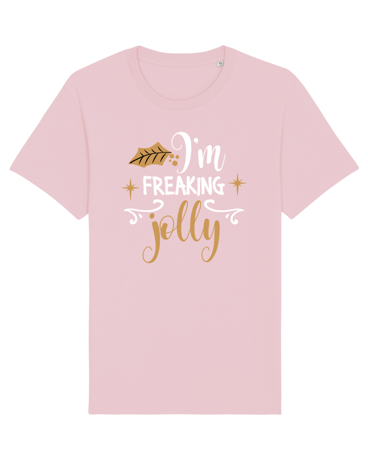 Tricou mânecă scurtă Unisex Rocker Cotton Pink