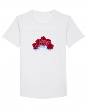 Frozen roses White
