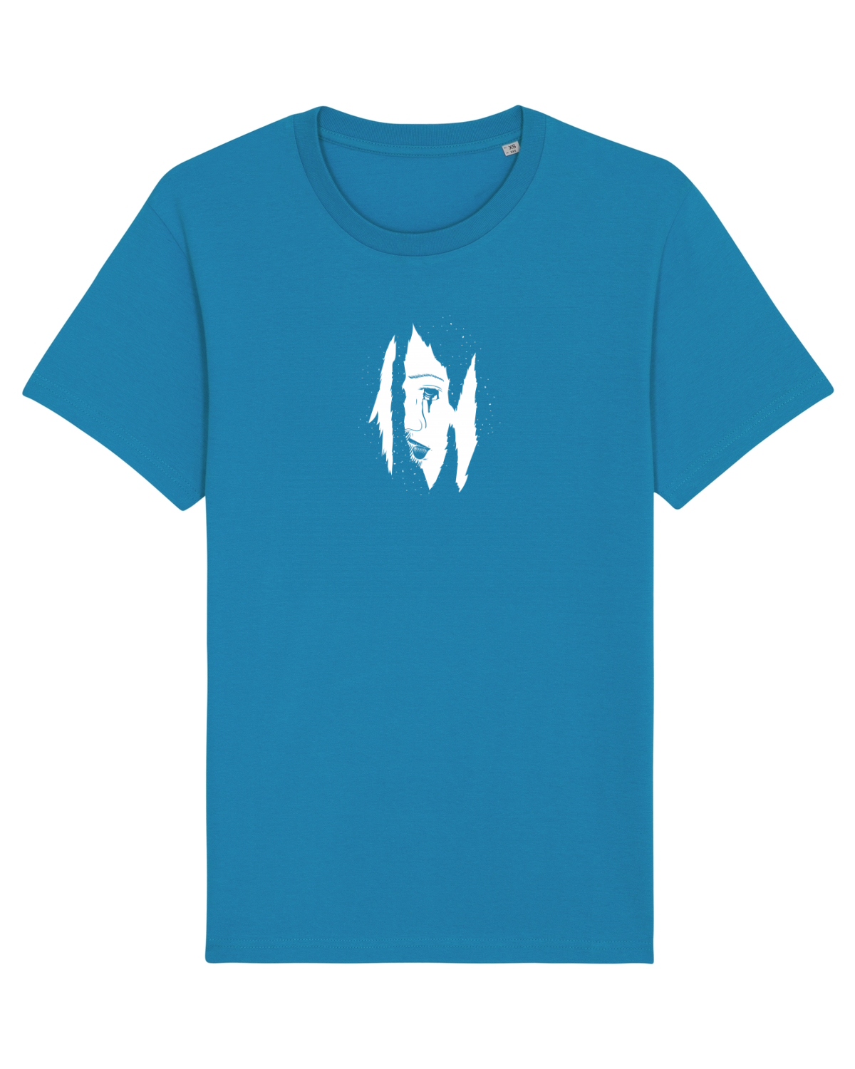 Tricou mânecă scurtă Unisex Rocker Azur
