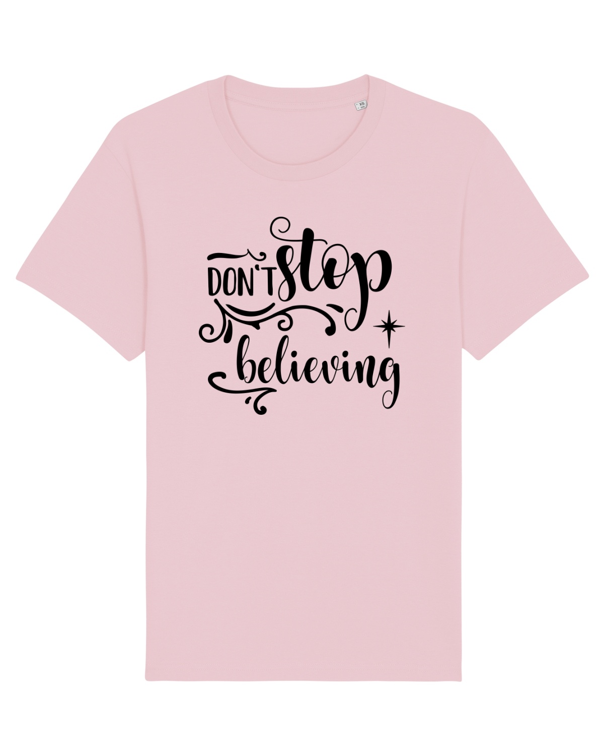 Tricou mânecă scurtă Unisex Rocker Cotton Pink