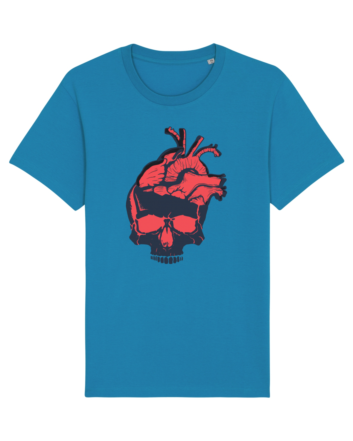Tricou mânecă scurtă Unisex Rocker Azur