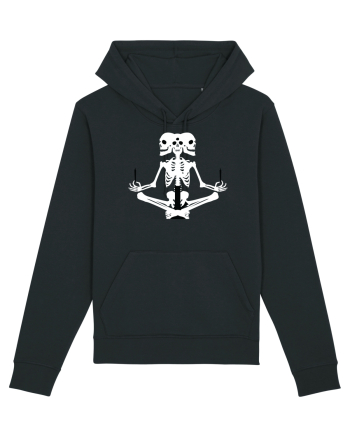 Meditation skeleton (negru/alb) Black
