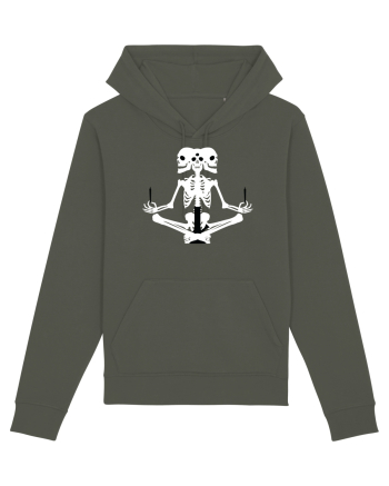 Meditation skeleton (negru/alb) Khaki