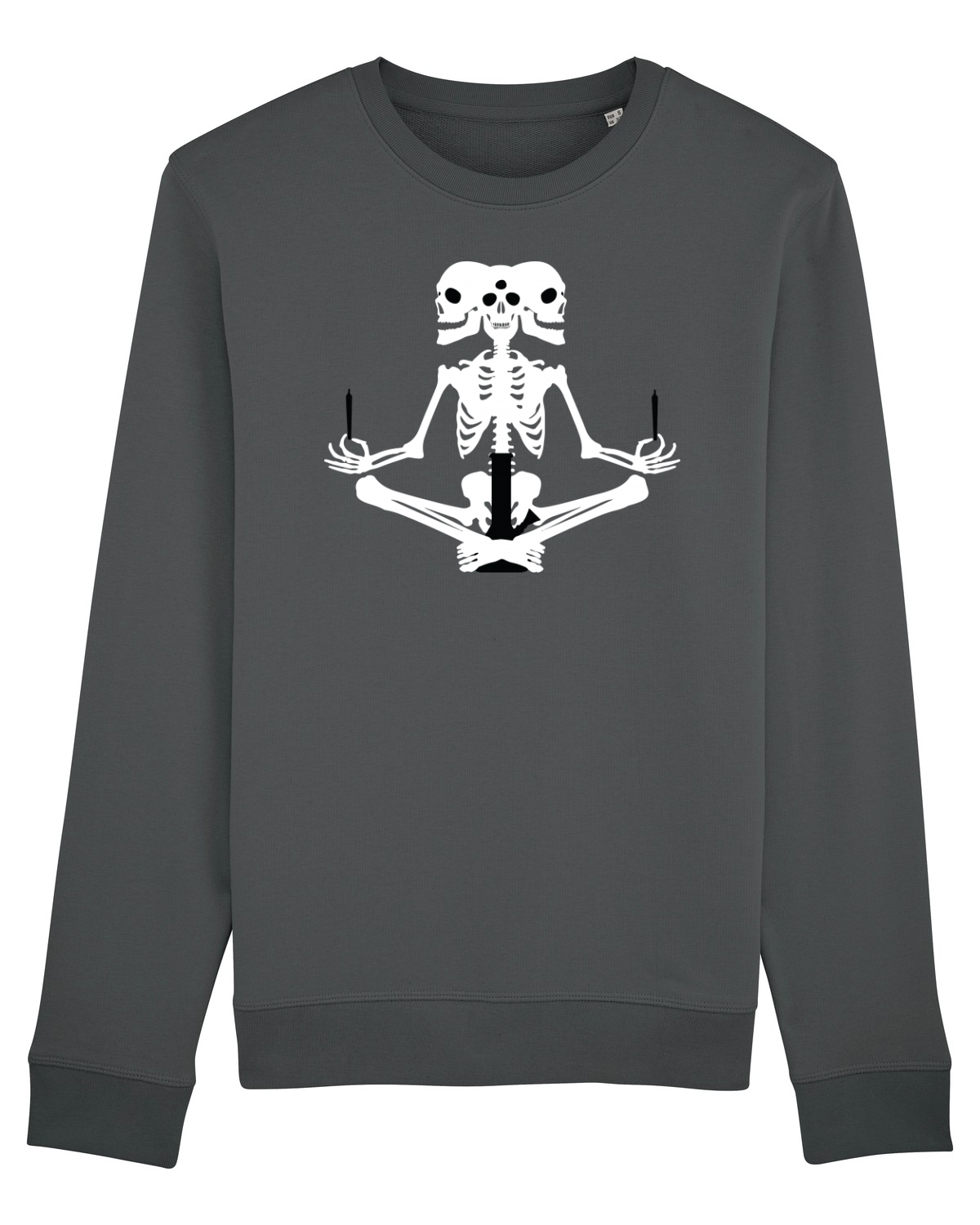 Bluză mânecă lungă Unisex Rise Anthracite