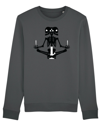 Meditation skeleton (alb/negru) Anthracite