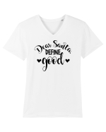 Definește “cuminte” Tricou mânecă scurtă guler V Bărbat Presenter